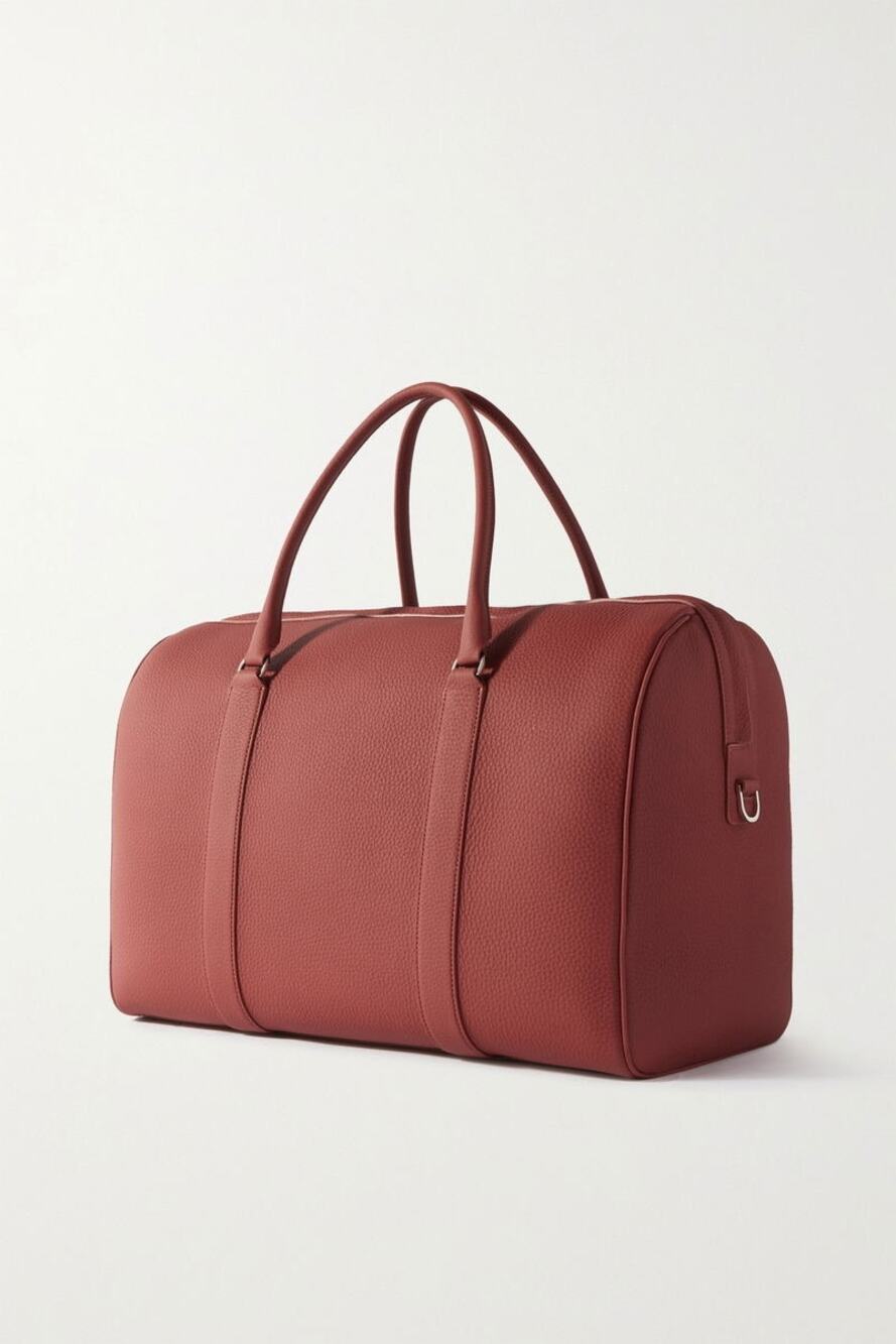 The Row Iowa Textured-Leather Tote rust rosewood red new never carried $4150
